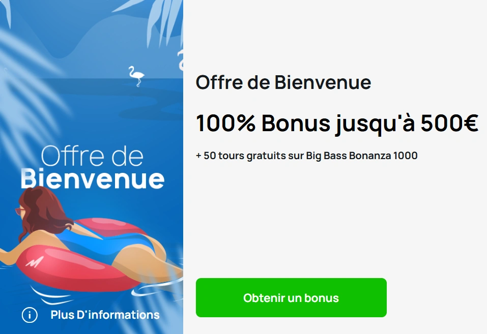 Bonus de bienvenue Millionz Casino